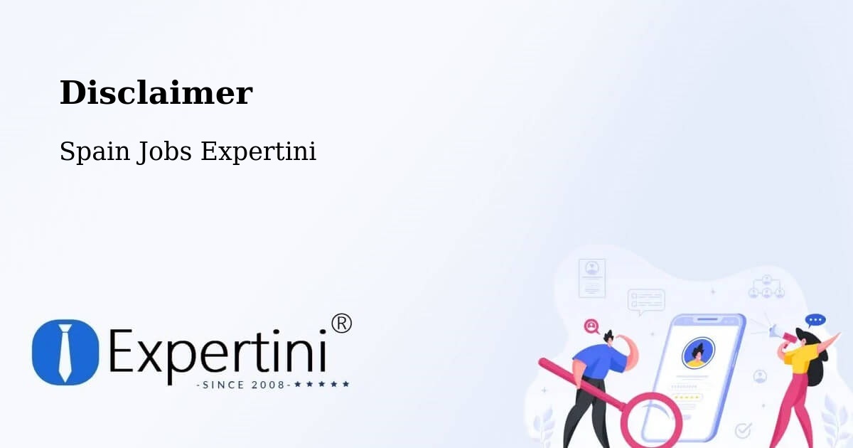 Disclaimer – Sediles - Spain Jobs Expertini